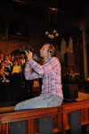 Paul maakt beeldopnamen van het concert